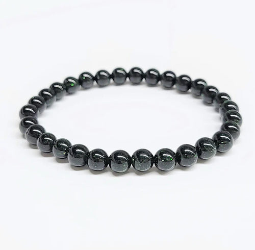 Green Goldstone Bracelet - 6mm