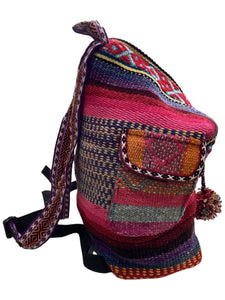 Handwoven Sling Back Pack w/ Side Pocket