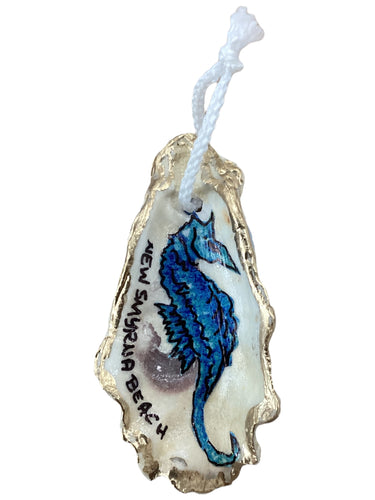 Seahorse Oyster Ornament