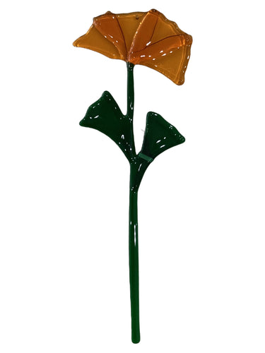 Single Stem Suncatcher - Orange