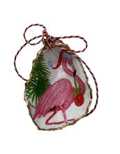 Orament Holiday - Flamingo w/ball ornament