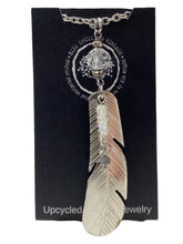 Silverplate Feather Necklaces