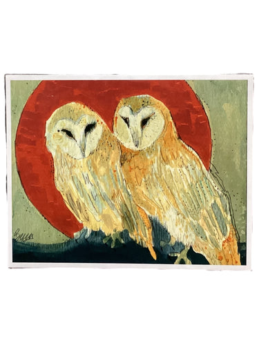 Copper Moon Barn Owls - Print - 8