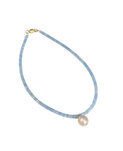 Stone Necklace with Baroque Pearl
