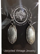 Silver Plate Stem Earrings