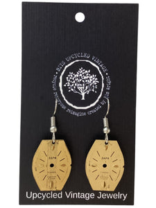 Steampunk Watch Face Earrings