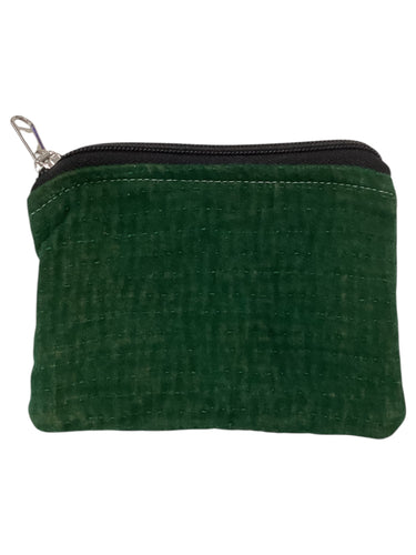 Kantha Zipper Pouch Bag - Medium