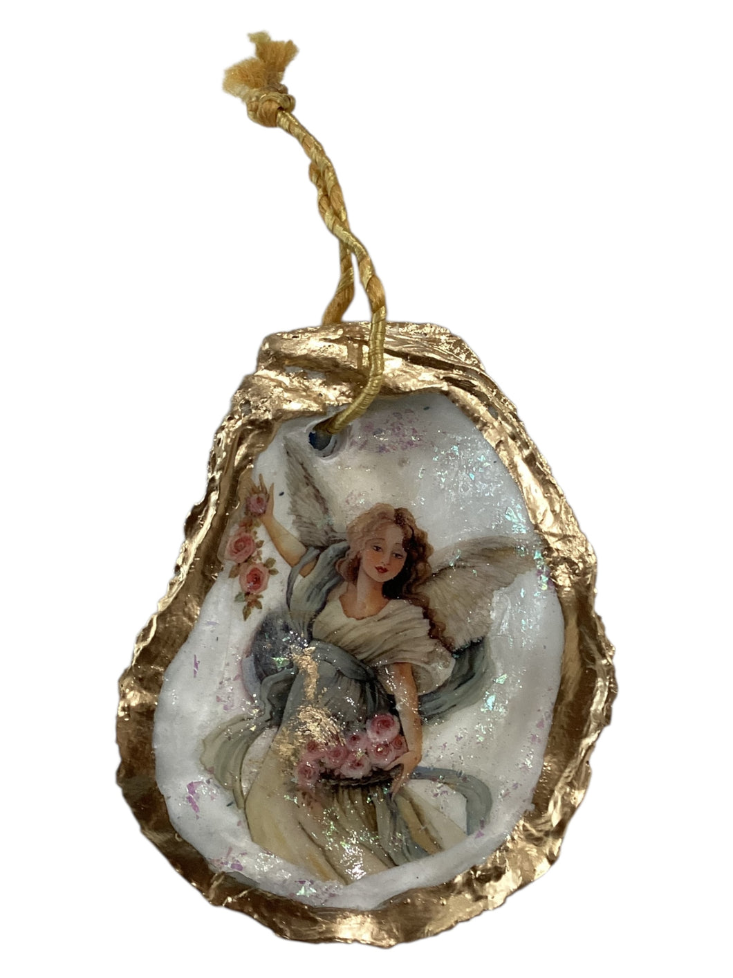 Holiday Oyster Ornament - Angel