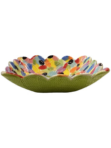 Square Scalloped Bowl