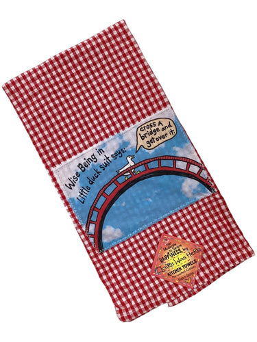 #228 Tea Towel - Cross a Bridge