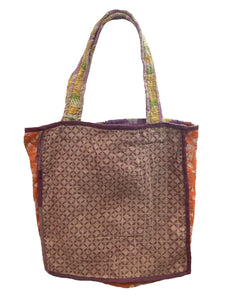 Kantha Pocket Tote Bag