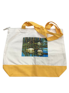 Lilly Pad Zipper Tote