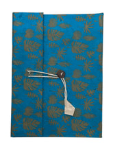 Large Hardcover Journal with Tie - Blue