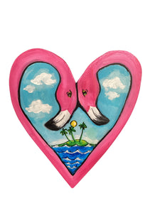 Flamingo Heart