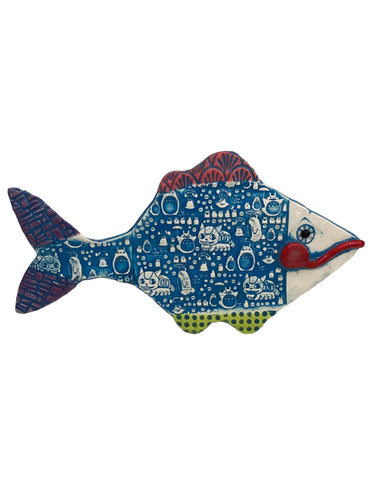 Ceramic Fish - Blue Totoro