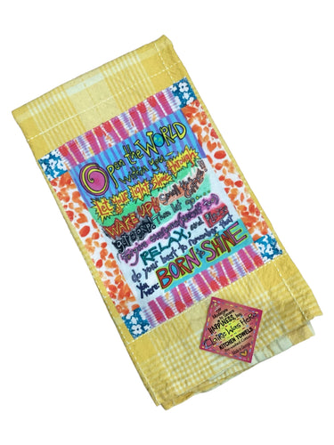 #181 Tea Towel - Born to Shine