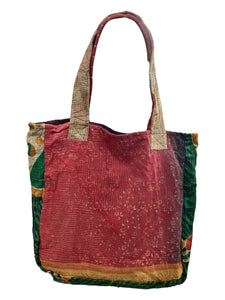 Kantha Pocket Tote Bag