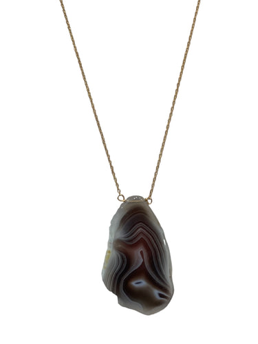 Agate Slice Jewelry - Botswana Agate