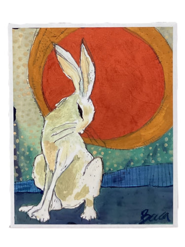 Bashful Bunny Copper Moon - Print - 5