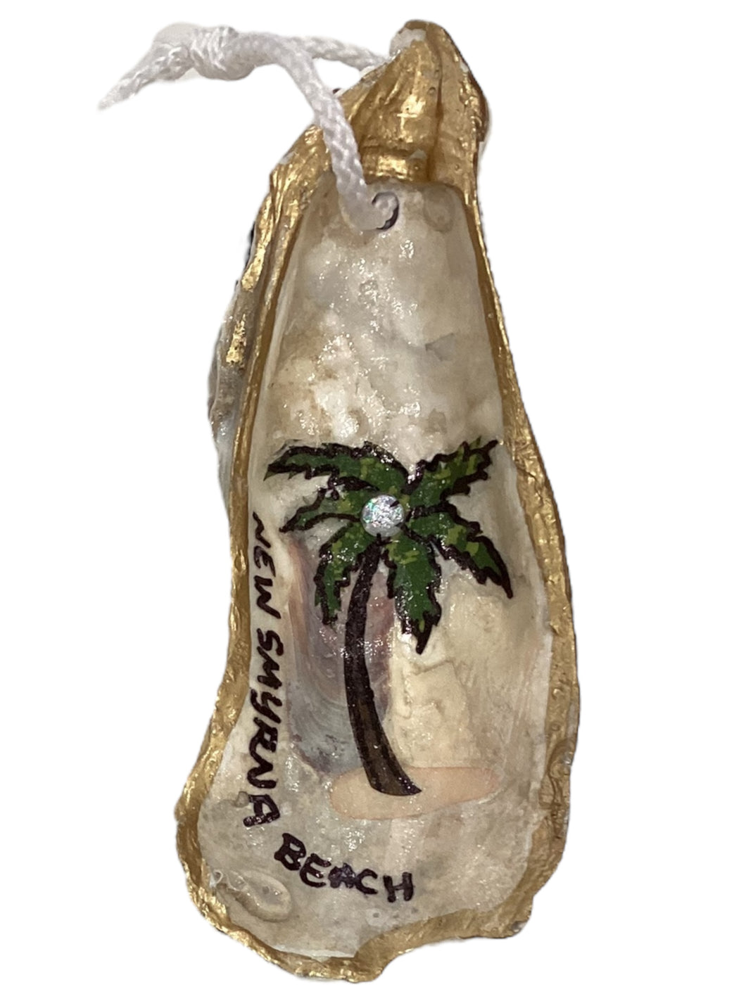 Palm Tree Oyster Ornament