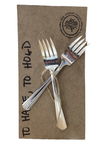 To Have to Hold Stamped Forks