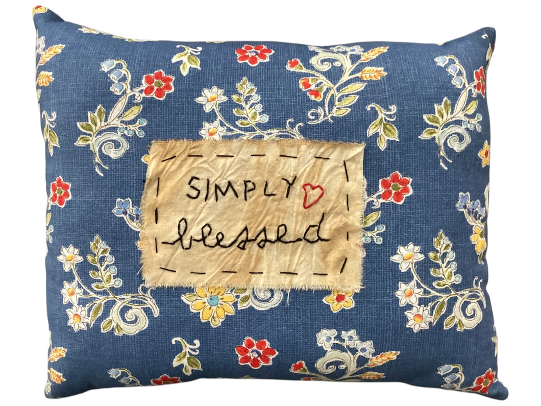 Simply Blessed Pillow