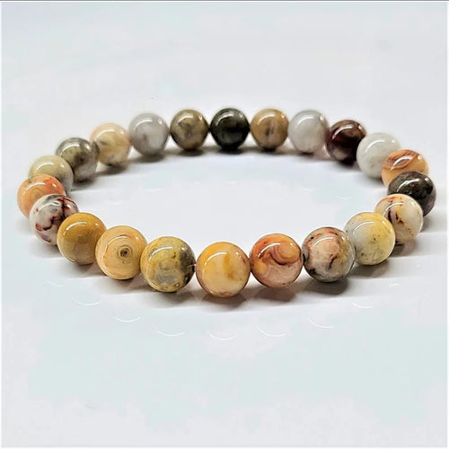 Crazy Agate Bracelet - 8mm