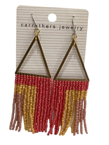 Pink + Yellow X-Large Earrings