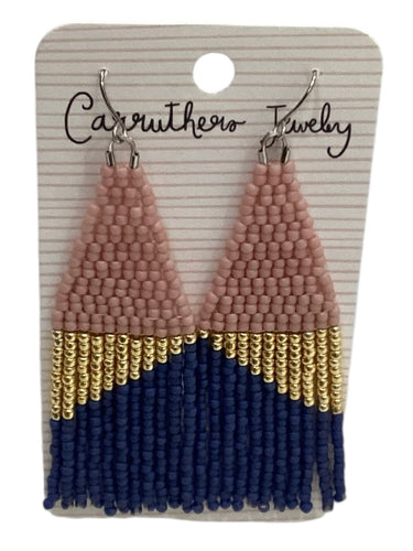 Pink + Blue X-Large Earrings