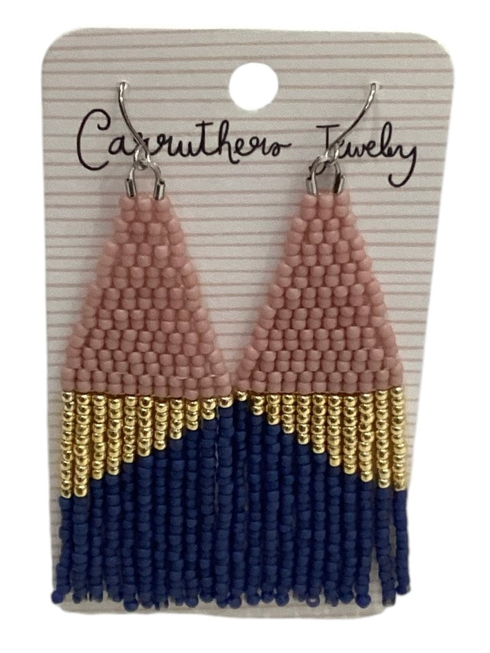 Pink + Blue X-Large Earrings