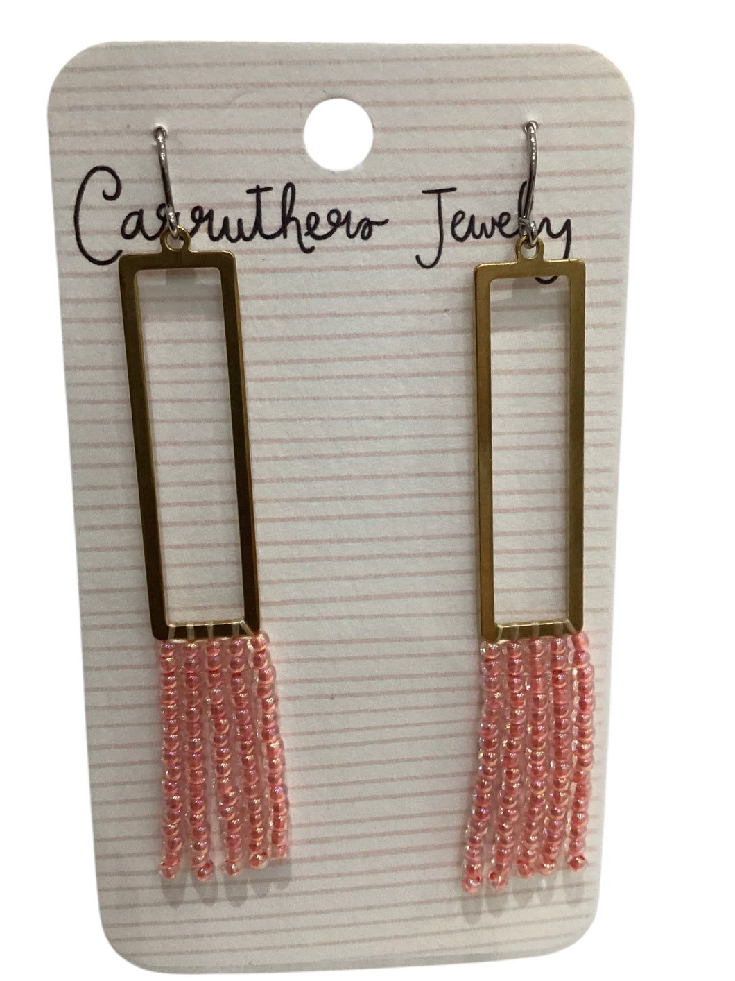Pink + Gold Small Earrings
