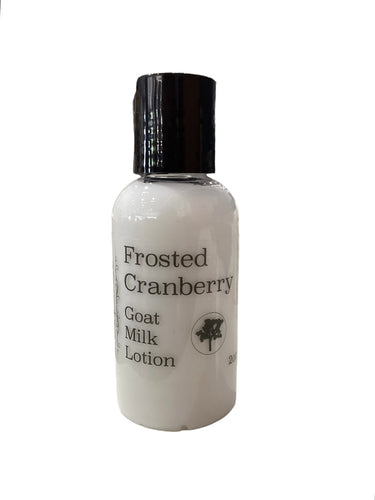 2oz Goat Milk Lotion - Frosted Cranberry
