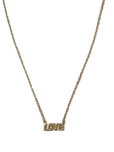 Gold Filled LOVE Necklace