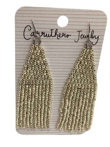 Gold Large Earrings