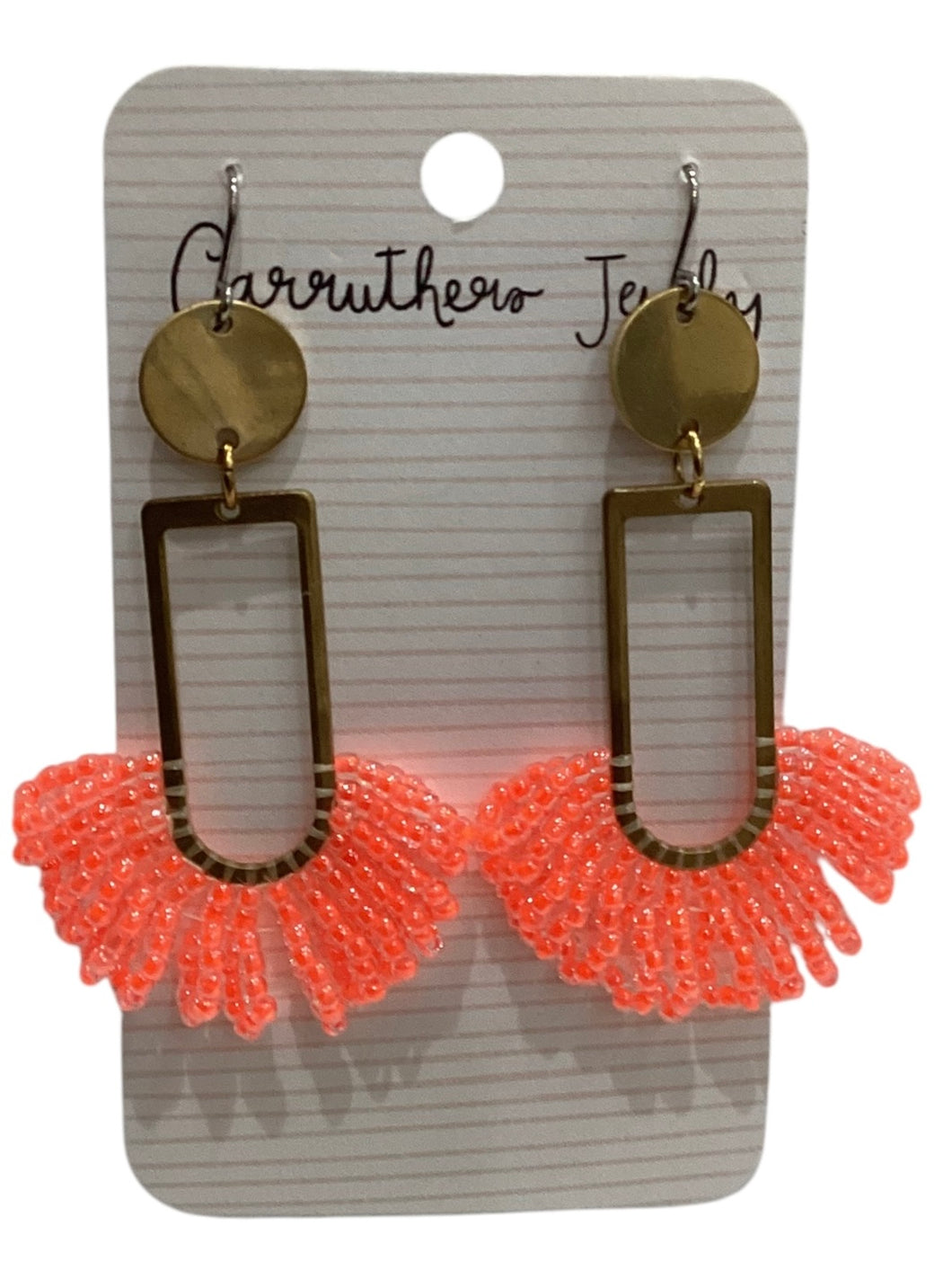 Pink + Gold Small Earrings
