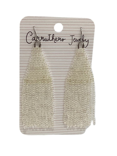 Clear Large Earrings