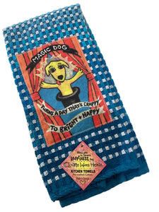 #193 Tea Towel - Magic Dog