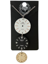 Steampunk Watch Face Trio Necklace