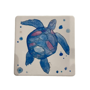 Water Absorbent Stone Coaster - Sea Turtle 4