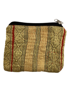 Kantha Zipper Pouch Bag - Medium