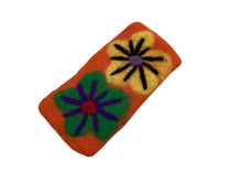 Felted Flower Eyeglass Holder