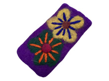 Felted Flower Eyeglass Holder