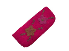 Felted Embroidered Eyeglass Holder - Large