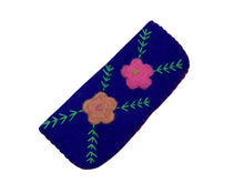 Felted Embroidered Eyeglass Holder - Large