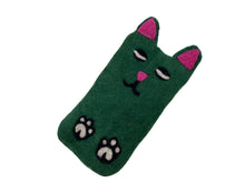 Felted Cat Eyeglass Holder