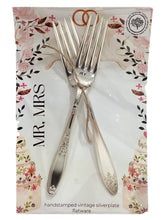 "Mr. & Mrs." Stamped Forks