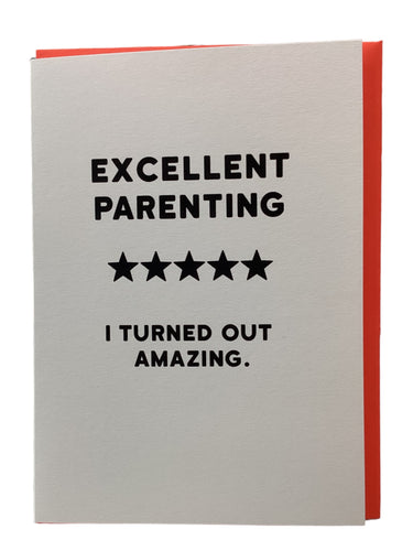 EXCELLENT PARENTING
