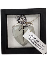 Concrete Heart Flower Art