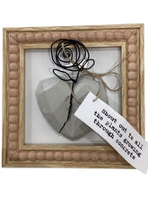 Concrete Heart Flower Art