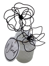 Wire Flower in White Vase